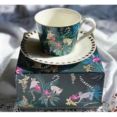Чашка+блюдце тварини Sara Miller від Portmeirion SMT78924XG