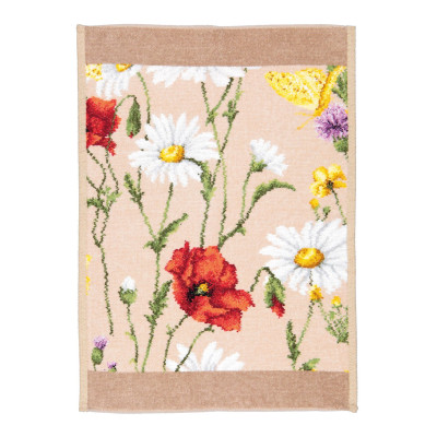 Полотенце 37/50 см Daisy Beige от Feiler 14700020144