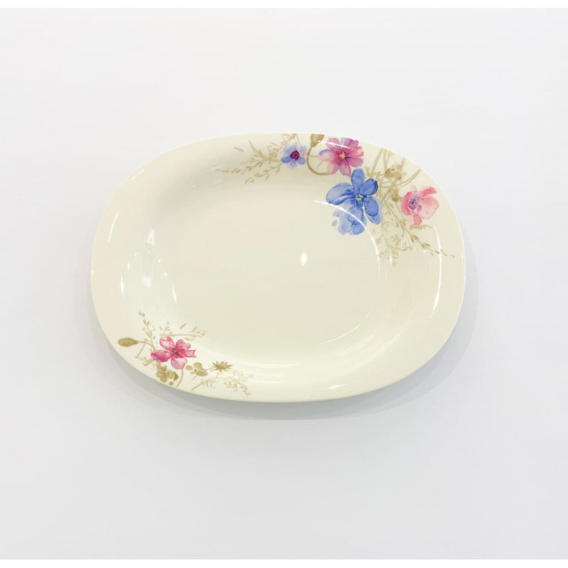 Блюдо овальное 34 см Mariefleur Gris Basic от Villeroy&Boch 1041042916