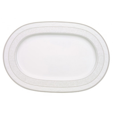 Блюдо овальне 35 см Gray Pearl від Villeroy&Boch 1043922960