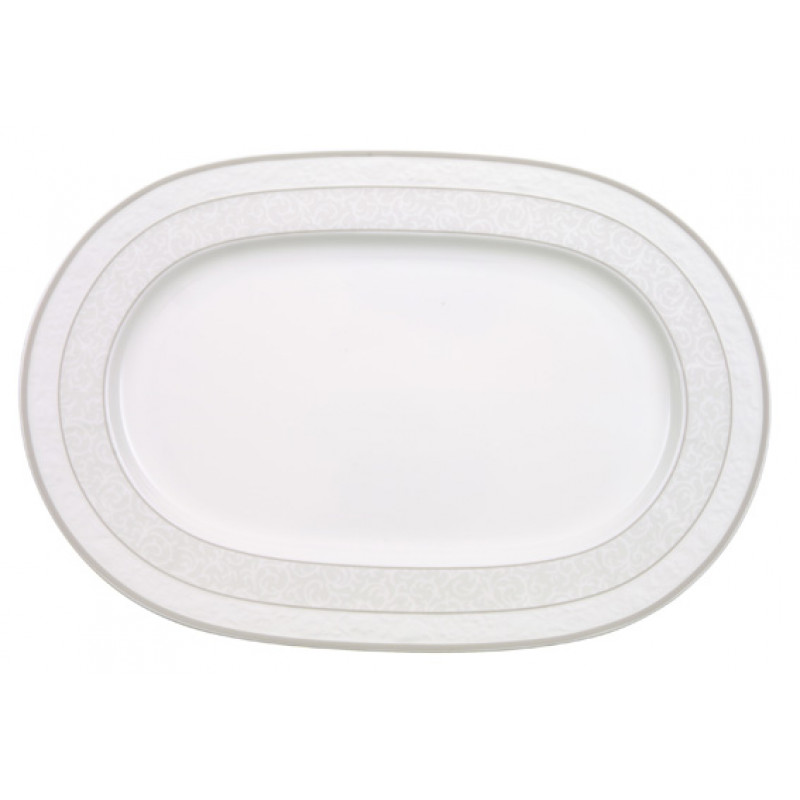 Блюдо овальне 35 см Gray Pearl від Villeroy&Boch 1043922960