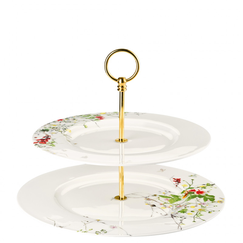 Етажерка двох'ярусна 28-33см Brillance Fleurs Sauvages від Rosenthal 10530-405101-25322