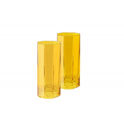 Набір стаканів 2 предмети Versace Medusa Lumiere Amber від Rosenthal 20665-321508-48874