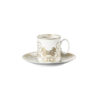 Чашка с блюдцем 0,23 л Coupe Dieux Holiday от Versace 19335-403788-14740